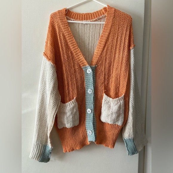 Tangerine Blue Beach Cardigan - Picture 5 of 7